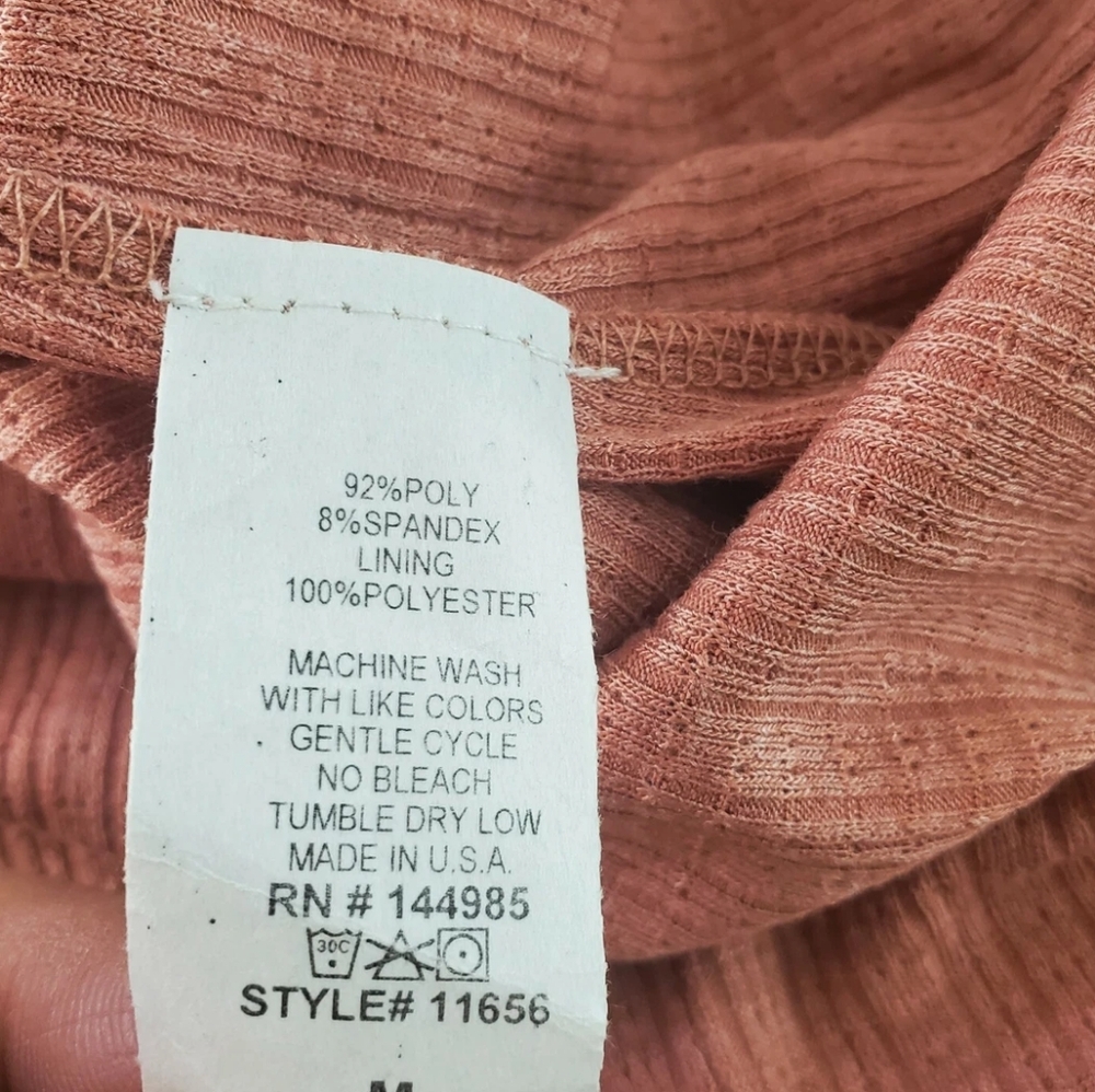 AMARYLISS Puff Sleeve Puff Rouched Dress in Rust - Picture 4 of 13